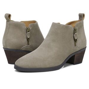 Vionic Cecily Waterproof Ankle Boot Suede Stacked Heel Sz9 Brand New! MSRP $180